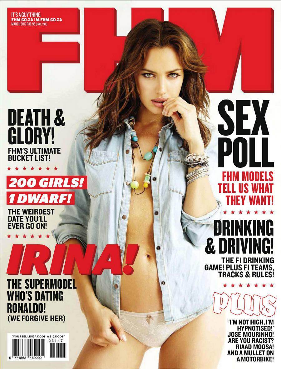 Irina Shayk @ FHM South Africa March 2012