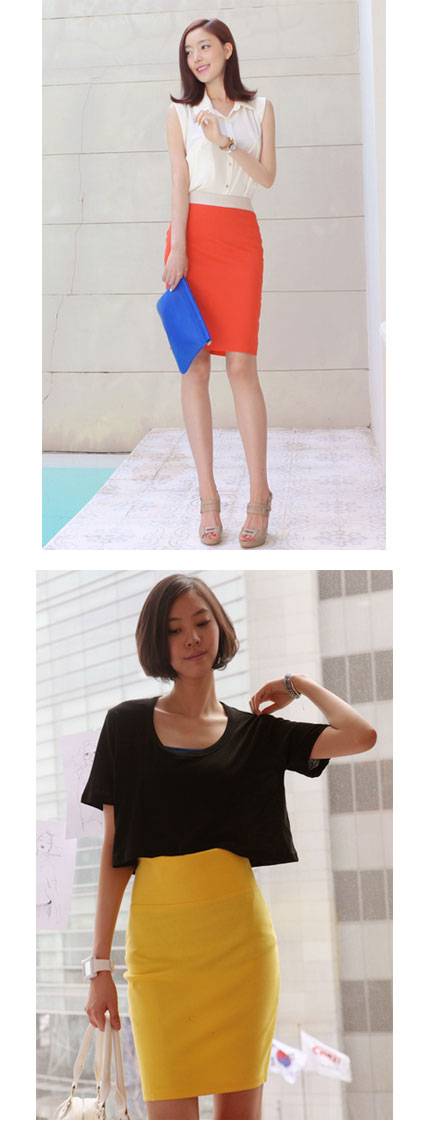 แฟชั่น ฮิต !! กระโปรงเข้ารูป สำหรับสาวหุ่นเฟิร์ม