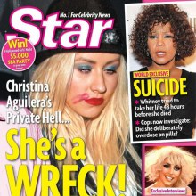 Christina aguilera @ Star Magazine March 2012