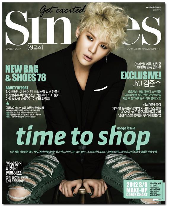 JYJ's Junsu @ Singles Magazine March 2012