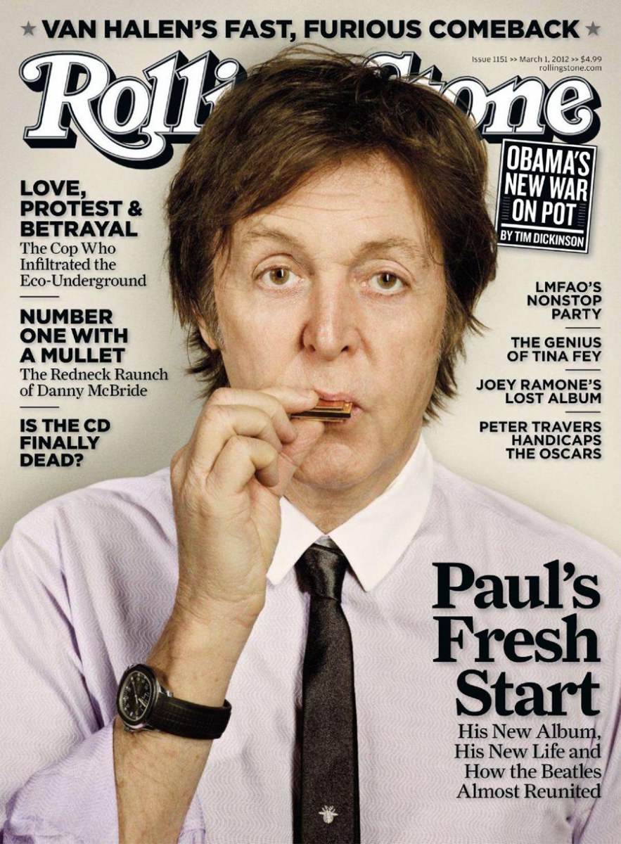 Sir Paul McCartney @ Rolling Stone issue 1151 March  2012