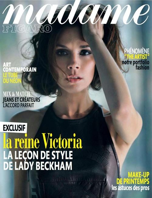 Victoria Beckham Sizzles on Two Covers for Madame Figaro