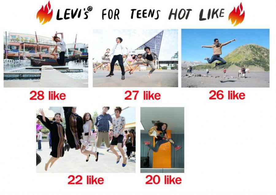 LEVI'S JUMPING HOT LIKES