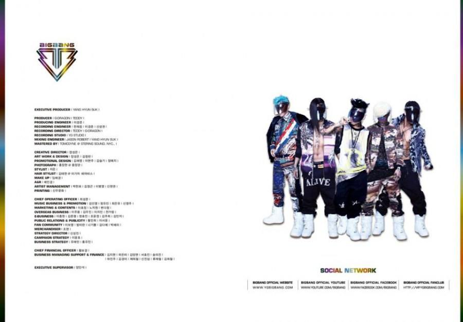 Bigbang alive Digital booklet