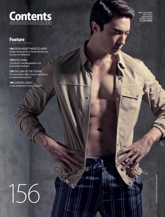 Daniel Henney @ AUGUST MAN Malaysia March 2012