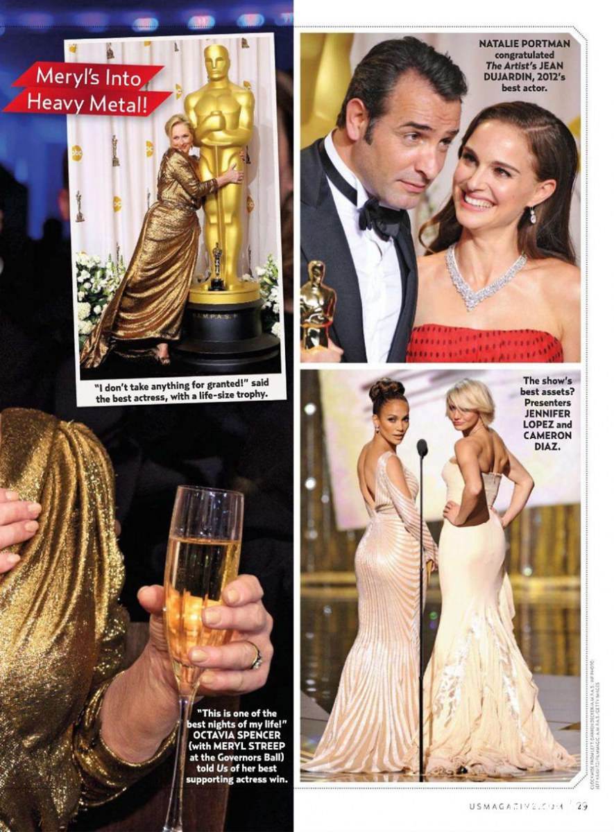 Oscars best & worst dressed stars @ US weekly issue 891 March 2012