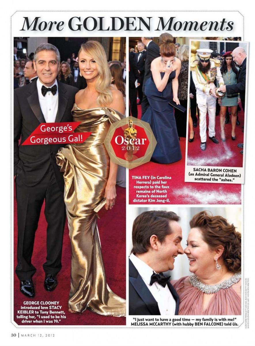 Oscars best & worst dressed stars @ US weekly issue 891 March 2012