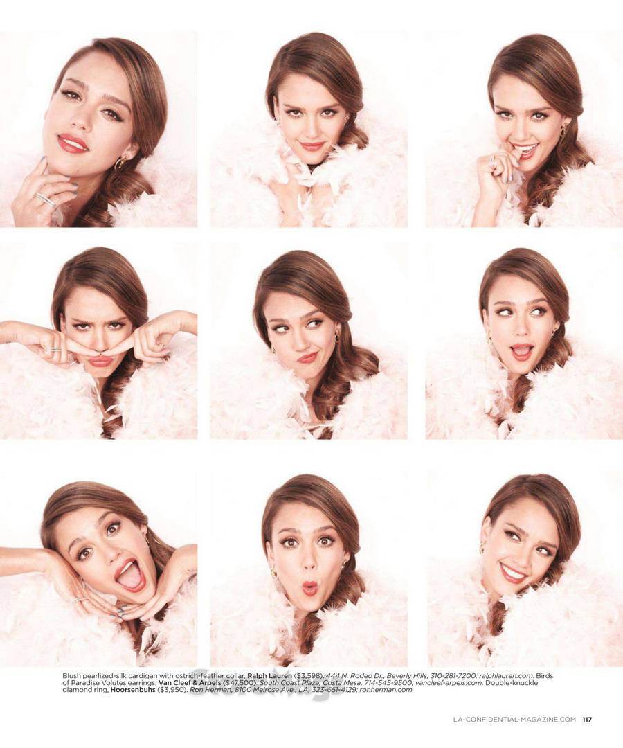 Jessica Alba @ LA Confidential Magazine March 2012