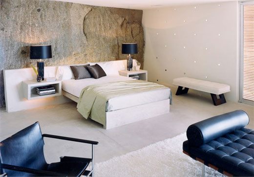 Contemporary Beach Home - concrete and stone