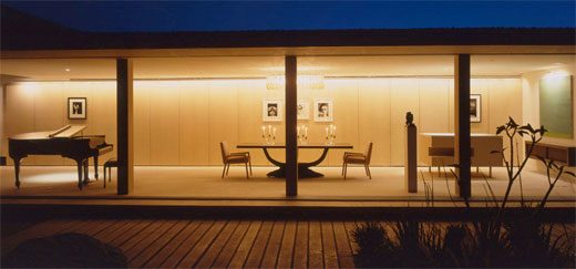 Contemporary Beach Home - concrete and stone