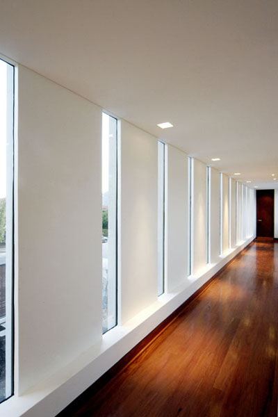 Concrete Home Architecture Decorated with ... Sunlight