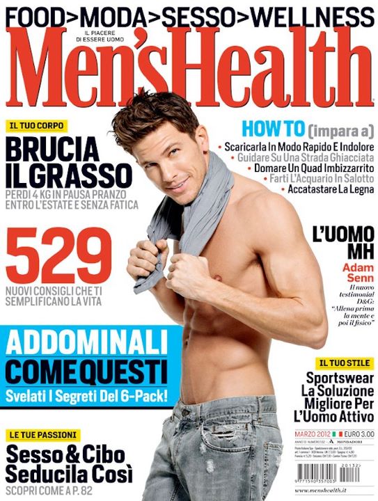 Adam Senn @ Men's Health Italy March 2012