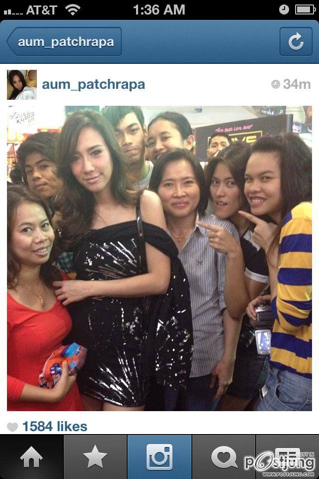 "อั้ม พัชราภา"@The motor road show 2012!!