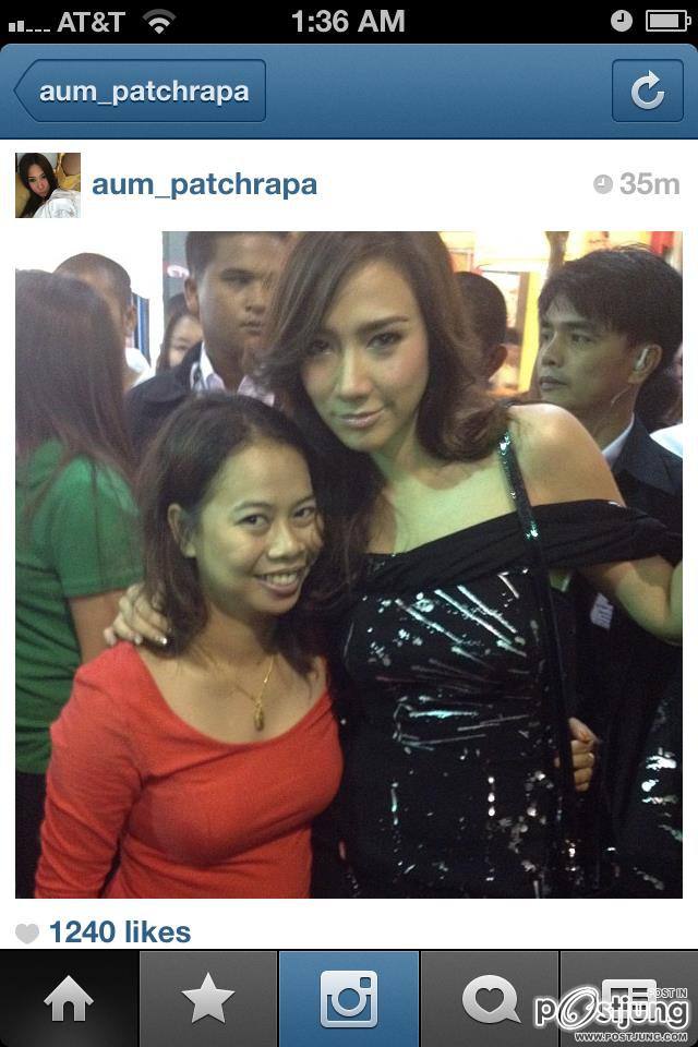 "อั้ม พัชราภา"@The motor road show 2012!!