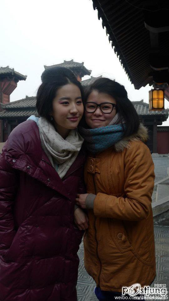 บุกกองถ่าย แม่นาง หลิว อี้ เฟย 铜雀台Tong Que Tai