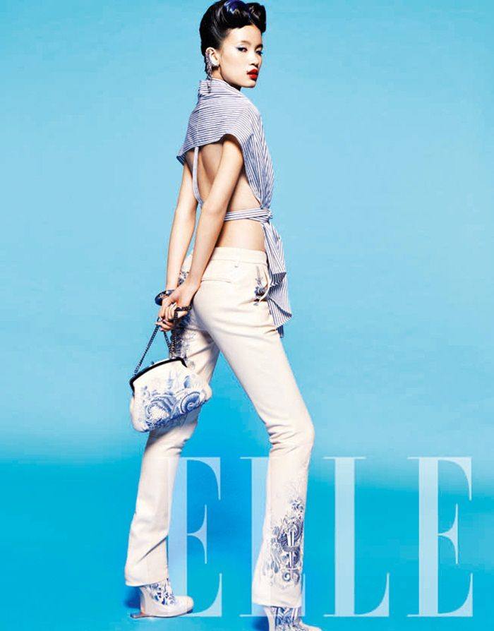 Shu Pei Qin @ Elle China March 2012