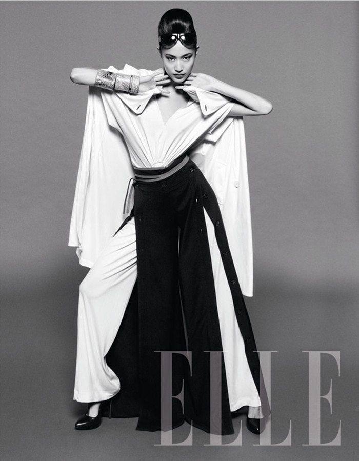 Shu Pei Qin @ Elle China March 2012