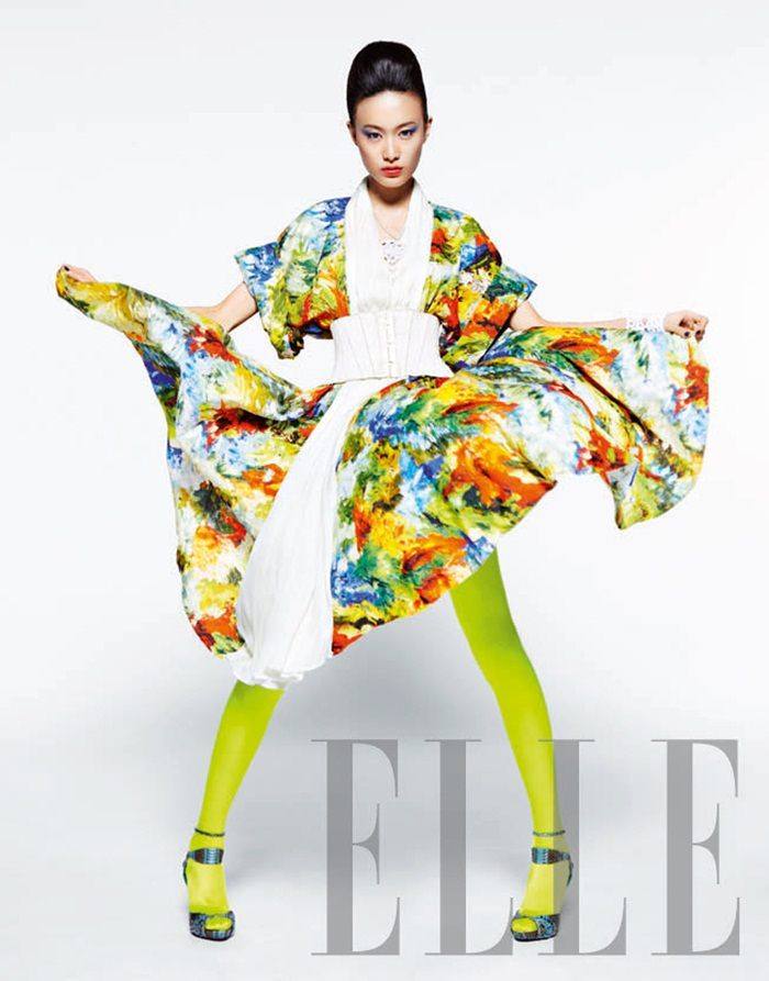 Shu Pei Qin @ Elle China March 2012