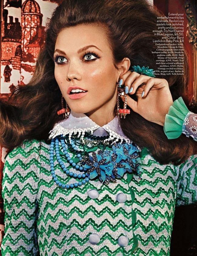 VOGUE UK: KARLIE KLOSS IN "LADY LUXE" BY PHOTOGRAPHER MARIO TESTINO