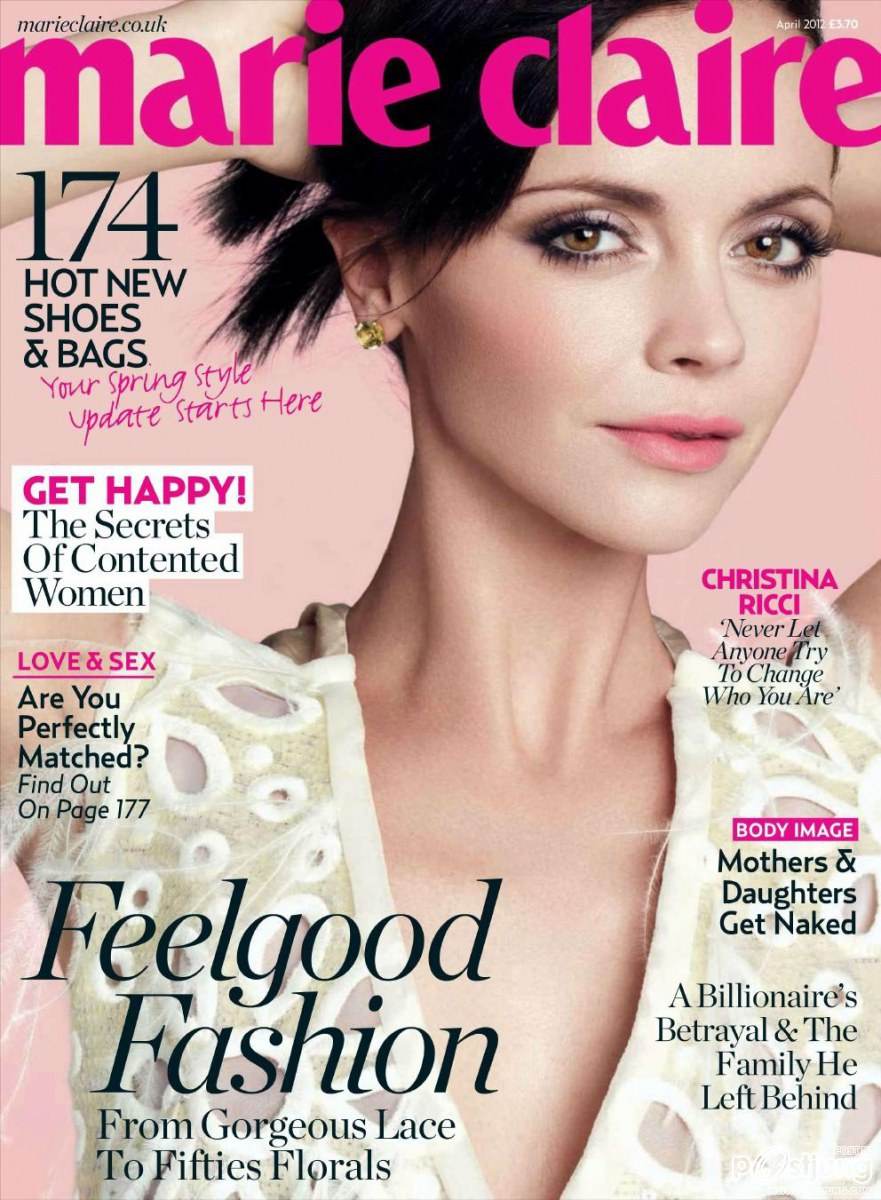 Christina Ricci @ Marie Claire UK April 2012
