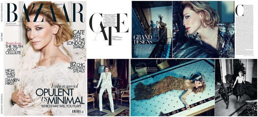 Cate Blanchett  @ Harper's Bazaar UK April 2012