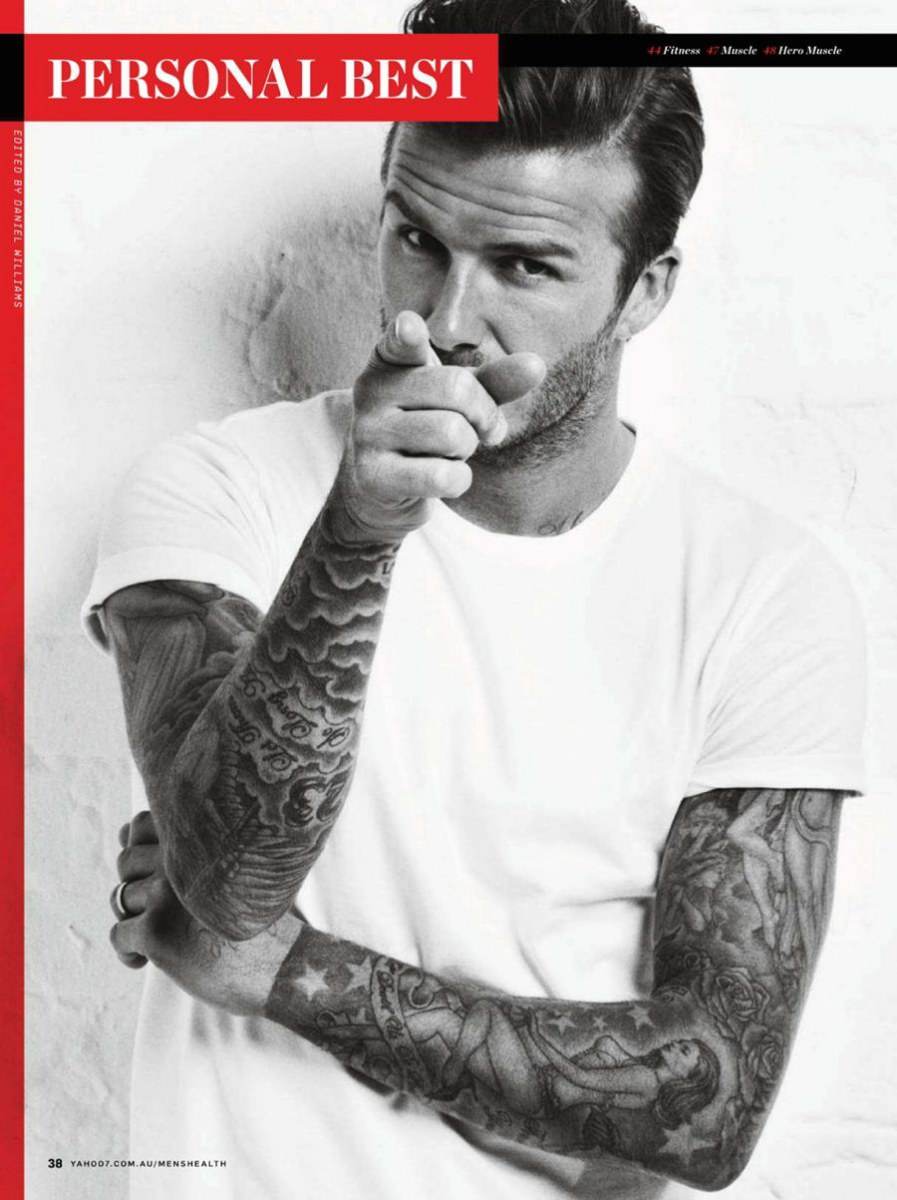 David Beckham @ Men's Health Australian April 2012