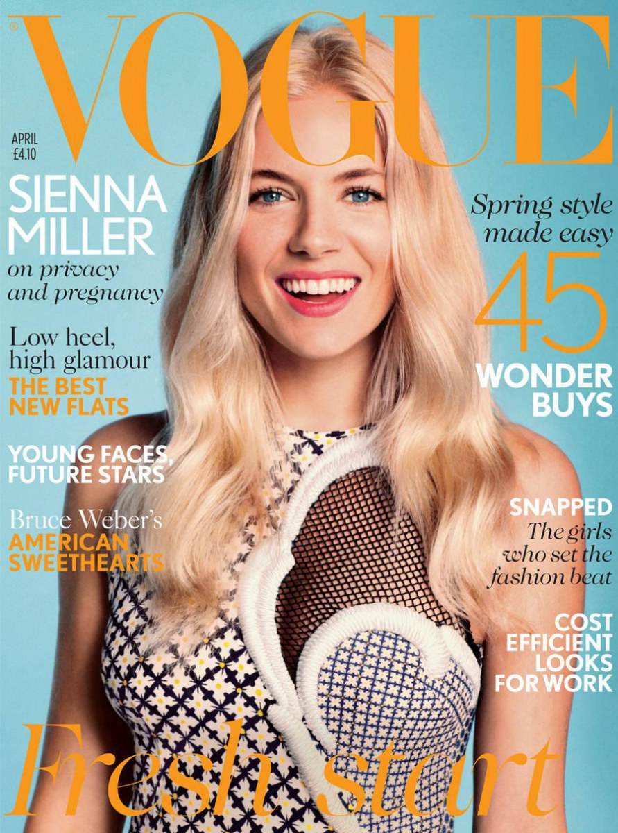 Sienna Miller @ Vogue UK April 2012