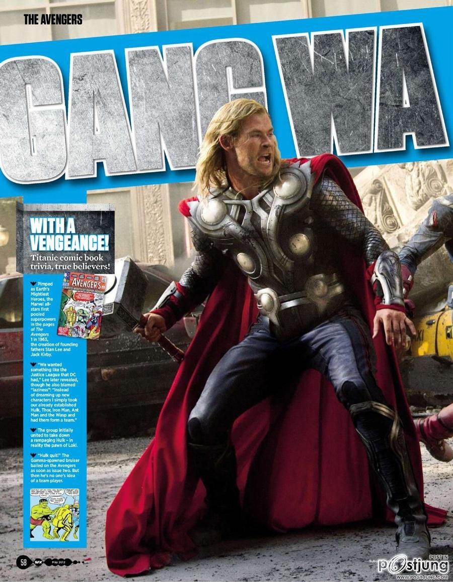 The Avengers @ SFX Magazine issue 220 May 2012