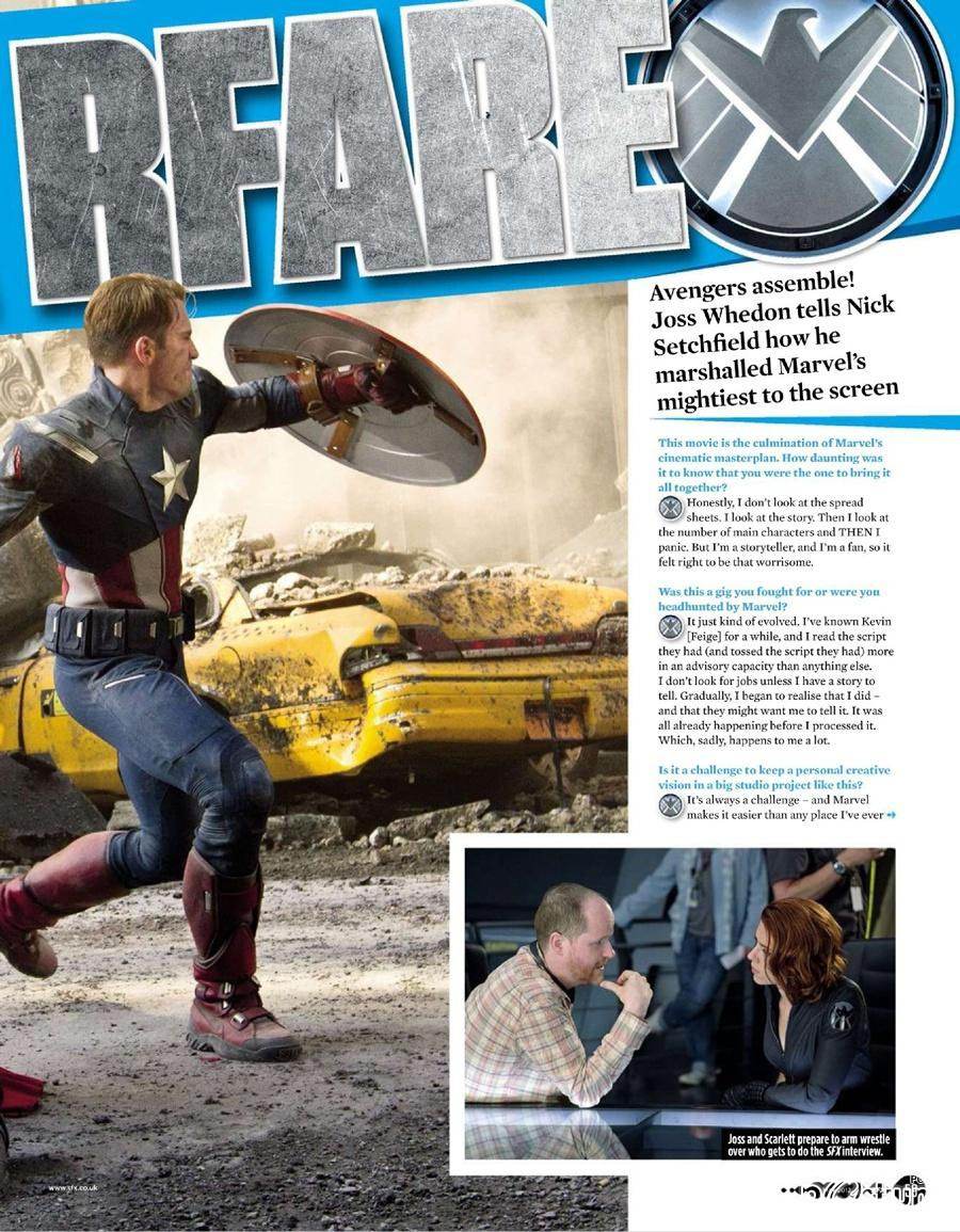 The Avengers @ SFX Magazine issue 220 May 2012