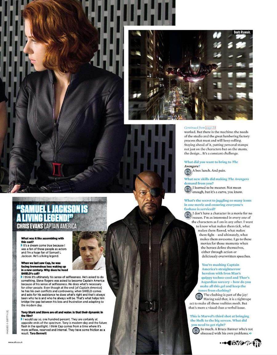 The Avengers @ SFX Magazine issue 220 May 2012