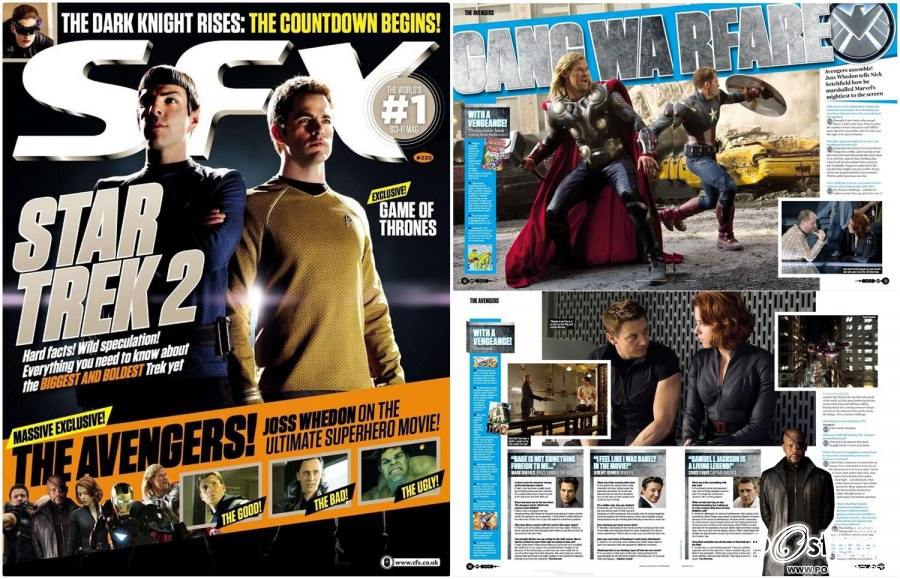The Avengers @ SFX Magazine issue 220 May 2012
