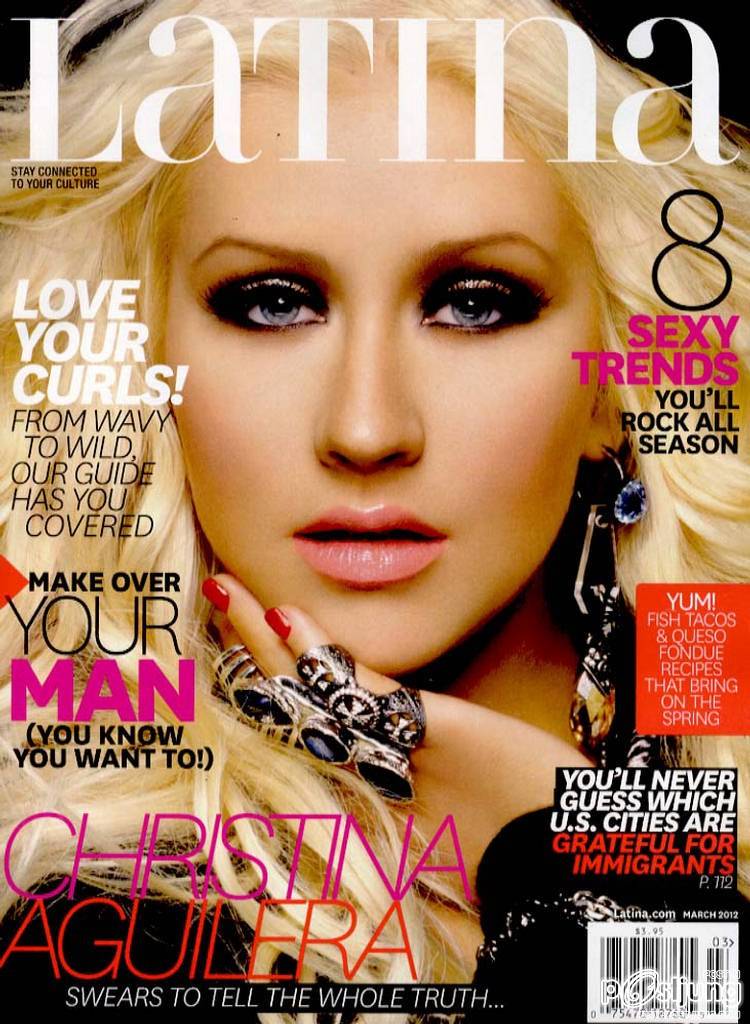Christina Aguilera @ Latina Magazine March 2012