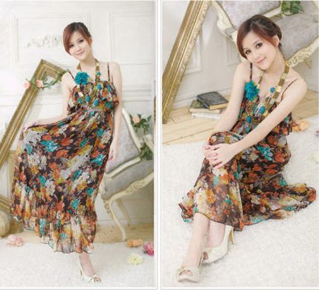 แฟชั่น หน้าร้อนมาแรง แม็กซี่เดรสตัวยาว