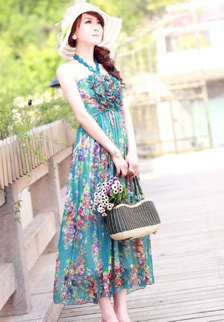 แฟชั่น หน้าร้อนมาแรง แม็กซี่เดรสตัวยาว