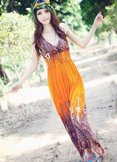 แฟชั่น หน้าร้อนมาแรง แม็กซี่เดรสตัวยาว