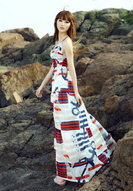 แฟชั่น หน้าร้อนมาแรง แม็กซี่เดรสตัวยาว