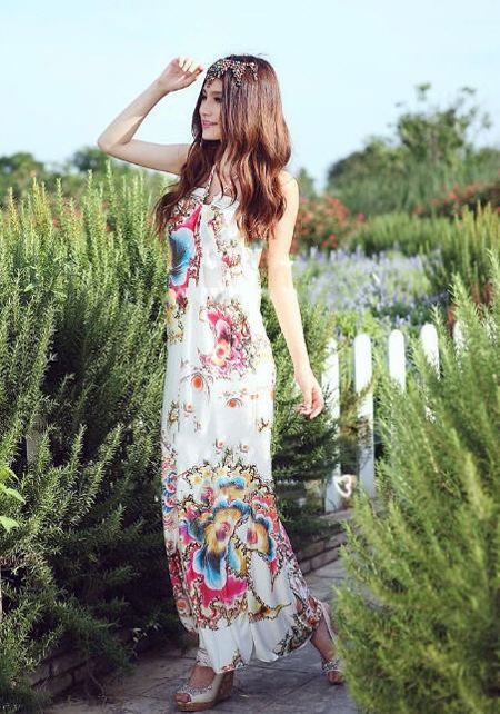 แฟชั่น หน้าร้อนมาแรง แม็กซี่เดรสตัวยาว