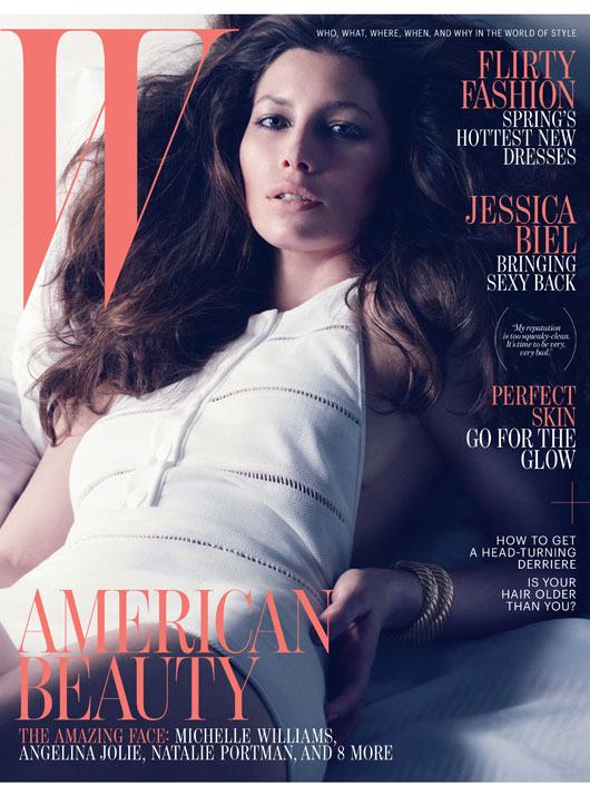 Jessica Biel @ W Magazine April 2012
