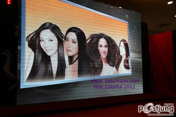 ประมวลภาพ"อั้ม พัชราภา"เริ่ดหรู@Home fresh mart....Hair colorful festival 2012!!!
