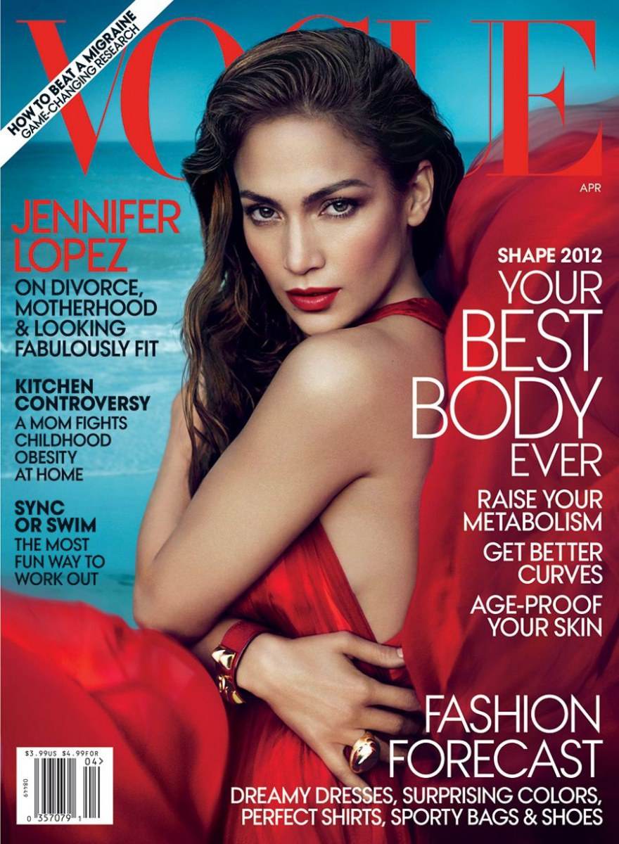 Jennifer Lopez @ Vogue US April 2012