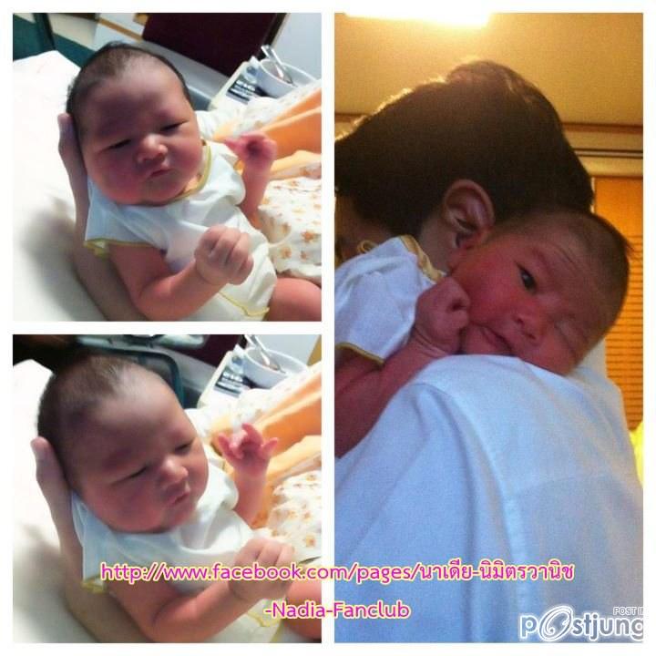 นาเดียกับลูกชายจ้า