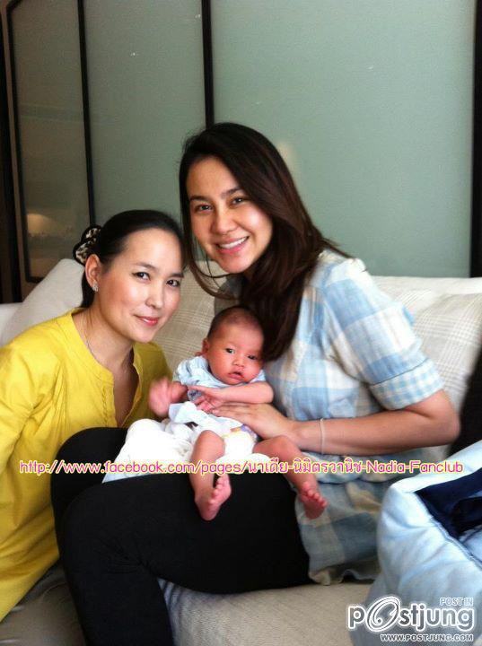 นาเดียกับลูกชายจ้า