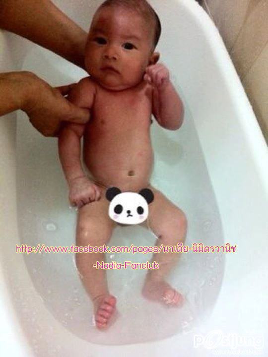 นาเดียกับลูกชายจ้า