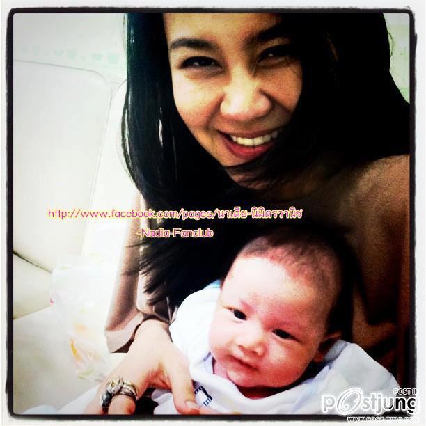 นาเดียกับลูกชายจ้า