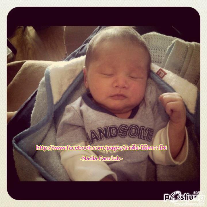 นาเดียกับลูกชายจ้า
