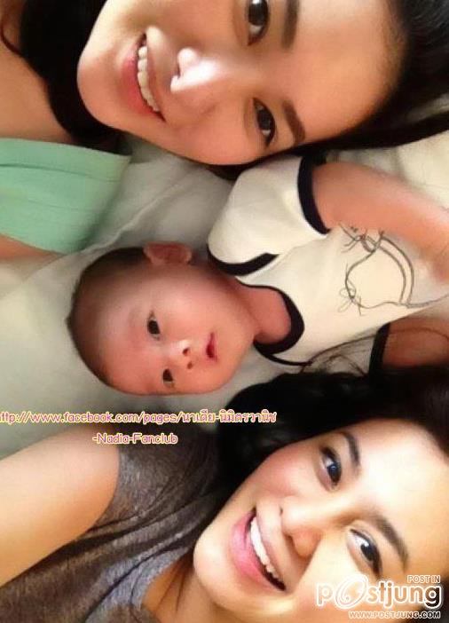 นาเดียกับลูกชายจ้า