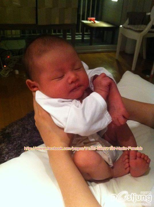 นาเดียกับลูกชายจ้า