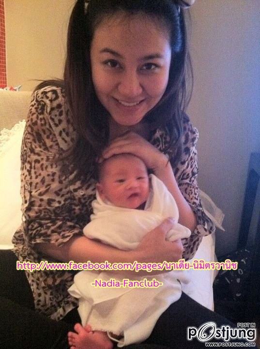 นาเดียกับลูกชายจ้า