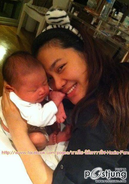 นาเดียกับลูกชายจ้า