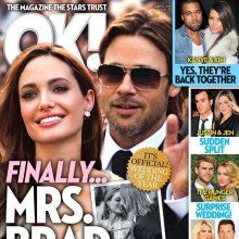 Angelina Jolie & Brad Pitt @ OK! issue 13 March 2012